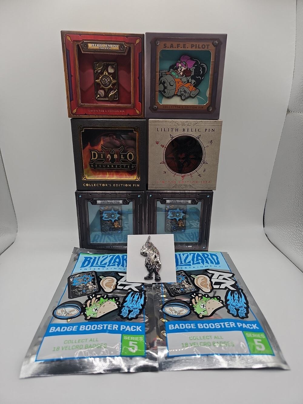 Blizzard Lot of Collectibles Pins Diablo Hearthstone World of Warcraft